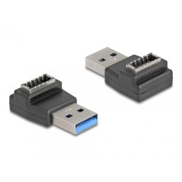 Adaptor USB 3.2-A la Type E Key A T-M unghi, Delock 67236