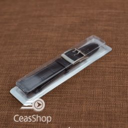 Curea tip SWATCH 17 mm neagra