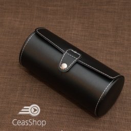 Caseta pastrare 3 ceasuri voiaj neagra
