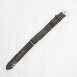 Curea NATO piele neagra 18mm vintage- 38518