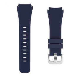 Curea silicon albastră 22mm pentru Samsung Gear S3