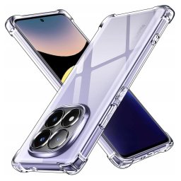 Husa Husa pentru Xiaomi Redmi Note 14 Pro+ 5G - Techsuit Shockproof Clear Silicone - Clear
