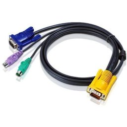 I/O Acc Cable Ps2 Kvm 6m/3 In 1 Sphd 2l-5206p Aten