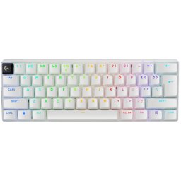 Tastatura LOGITECH G PRO X 60 LIGHTSPEED, Wireless 2.4GHz + Bluetooth, pt. Gaming (Tactile), Alb, Aspect SUA, EMEA28-935 - Intrerupator tactil, "920-011930