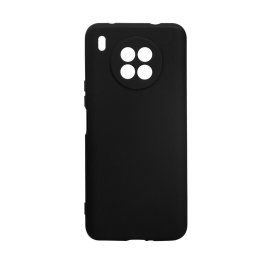 Husa telefon Huawei Nova 8i - Spacer, Tip back cover, Material flexibil silicon + interior cu microfibra, Negru, "SPPC-HU-N8i-SLK