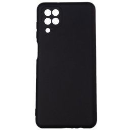 Husa telefon Samsung Galaxy M12 Spacer, Grosime 2 mm, Material flexibil silicon + interior cu microfibra, Negru, "SPPC-SM-GX-M12-SLK