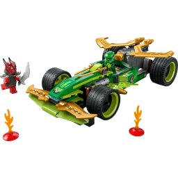 Jucarie LEGO NINJAGO, Masina de curse cu motor cu arc a lui Lloyd
