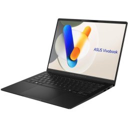 Laptop ASUS 14'' Vivobook S 14 OLED M5406KA, 3K 120Hz, Procesor AMD Ryzen™ Al 7 350 (16M Cache, up to 5.0 GHz), 24GB LPDDR5X, 1TB SSD, AMD Radeon 860M, No OS, Neutral Black (INT Keyboard)