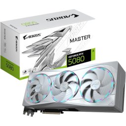 Placa video Gigabyte GeForce RTX 5080 AORUS MASTER ICE, 16 GB, GDDR7, 256-bit