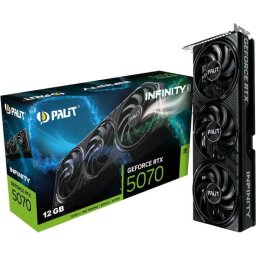 Placa video Palit GeForce RTX 5070 Infinity 3, 12 GB, GDDR7, 192-bit, DLSS 4.0
