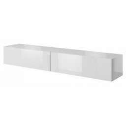Comoda TV,Cama Meble Slide 200, MDF, 30x40x200cm, Alb