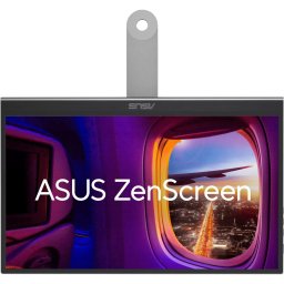 Monitor Portabil OLED ASUS ZenScreen 15.6" MQ16AHE, Full HD (1920 x 1080), Mini HDMI, USB-C, 1 ms, Argintiu