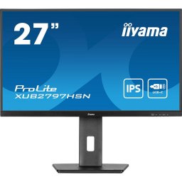 Monitor LED Iiyama ProLite XUB2797HSN-B2, 27 inch, FHD, IPS, 1ms, 100Hz, Negru