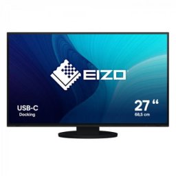 Monitor Eizo FlexScan EV2781-BK, 27", IPS, QHD, DisplayPort, HDMI, USB-C, Pivot,5 ms,60 Hz, Negru
