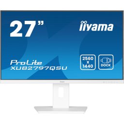 Monitor Iiyama ProLite XUB2797QSU-W2, 27", IPS, QHD, 1ms, 100Hz, Alb