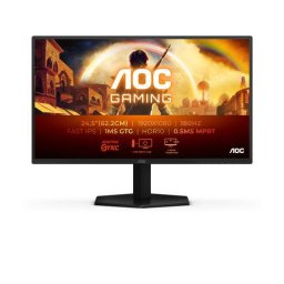 Monitor LED AOC G4 25G42E, 62.2 cm, 24.5", 1920 x 1080, Full HD, 180 Hz, 1 ms, Negru-Rosu