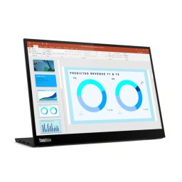 Monitor Lenovo 1ThinkVision, M14d, IPS, LED, 14 inch, portabil, 2240x1400, 60Hz, Negru
