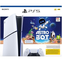 Consola PlayStation 5 (PS5) Slim, Disc Edition, 1TB SSD, D-Chassis, Astro Bot Bundle
