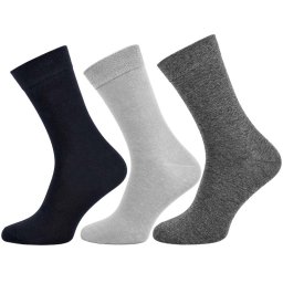 Șosete din bumbac pentru bărbați – set de 3 perechi mix