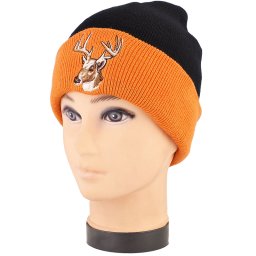 Căciulă de vânătoare portocalie, Cerb