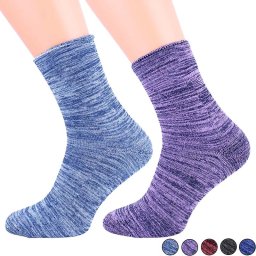 Set 2 perechi de șosete medicinale pentru damă Thermo, Bumbac, Frotir