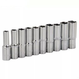 Set 10 Tubulare SINA 1/4" Profil Hexagon Lungi 63 mm