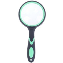 Lupa 90mm 4X cu maner din cauciuc