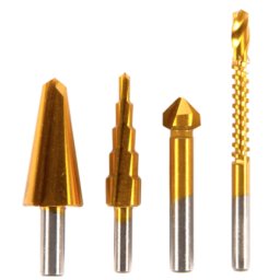 Set 4 freze HSS 8-20 4-12 12-4 6 mm
