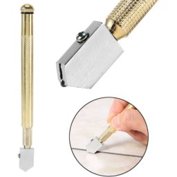 Creion Diamant Taiere Sticla Metal Profesional OR