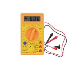 Multimetru digital cu afisaj LCD DT-830D galben