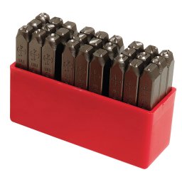Set 27 poansoane litere 6 mm