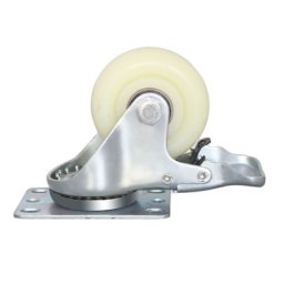 Roata Pivotanta 2" Alba Cu Frana