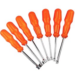 Set 7 surubelnite cu maner plastic si cap tubulara de la 5 la 11 mm