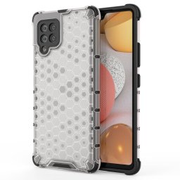 Husa Honeycomb Case armor cover with TPU Bumper for Samsung Galaxy A42 5G transparent