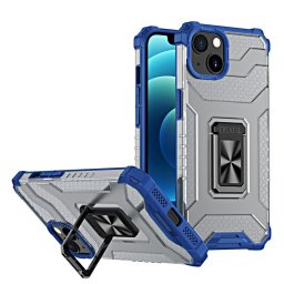 Husa Crystal Ring Case Kickstand Tough Rugged Cover for iPhone 13 mini blue