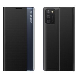 Husa New Sleep Case cover with a stand function for Samsung Galaxy A03s (166.5) black