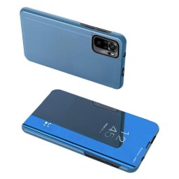 Husa Clear View Case blue Poco M4 Pro 5G flip cover