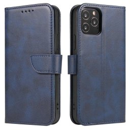 Husa Magnet Case elegant case case cover with a flap and stand function Poco M4 Pro 5G blue