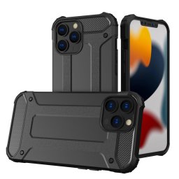 Husa Hybrid Armor case iPhone 14 Pro Max armored hybrid case black
