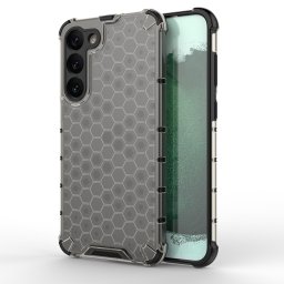 Husa Honeycomb case for Samsung Galaxy S23+ armored hybrid cover black