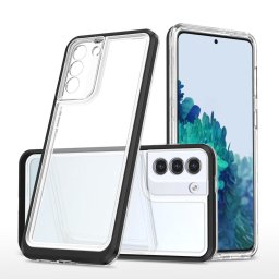 Husa Clear 3in1 case for Samsung Galaxy S23+ silicone cover with frame black