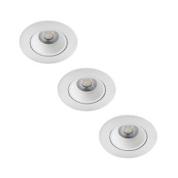Philips - Set 3x LED lămpi baie ABROSA LED/9W/230V IP44 dimabile