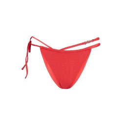 KARL LAGERFELD Bikini Bottom Karl Dna Textured Cheeky Tanga A2W46046 1lf hibiscus
