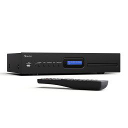 Auna Art22 CD/MP3 player, HiFi player, CD, CD-R/RW, CD-MP3, Display, Telecomandă (AV2-Art22 CD BK)