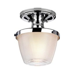 Plafonieră pentru baie Quoizel QZ-DUBLIN-SF-PC DUBLIN 1xE27/40W/230V IP44 crom
