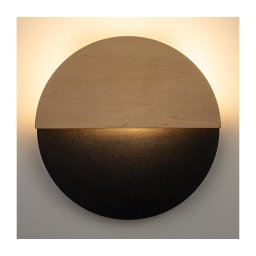 Aplică LED LUNA LED/7W/230V d. 26 cm negru/bej