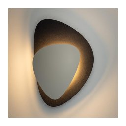 Aplică LED PEDRA LED/7W/230V negru/bej