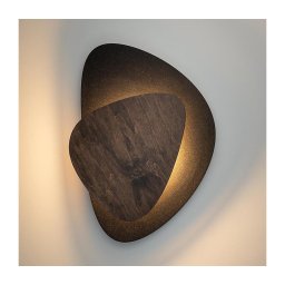 Aplică LED PEDRA LED/7W/230V negru/maro