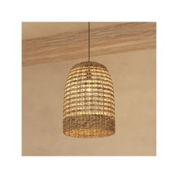 Lustră pe cablu Atmosphera SAND 1xE27/40W/230V ratan/zambilă de apă