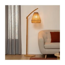Lampadar Atmosphera PALM 1xE27/60W/230V bambus/cânepă
